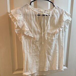 Ramy Brook flutter sleeve blouse XS